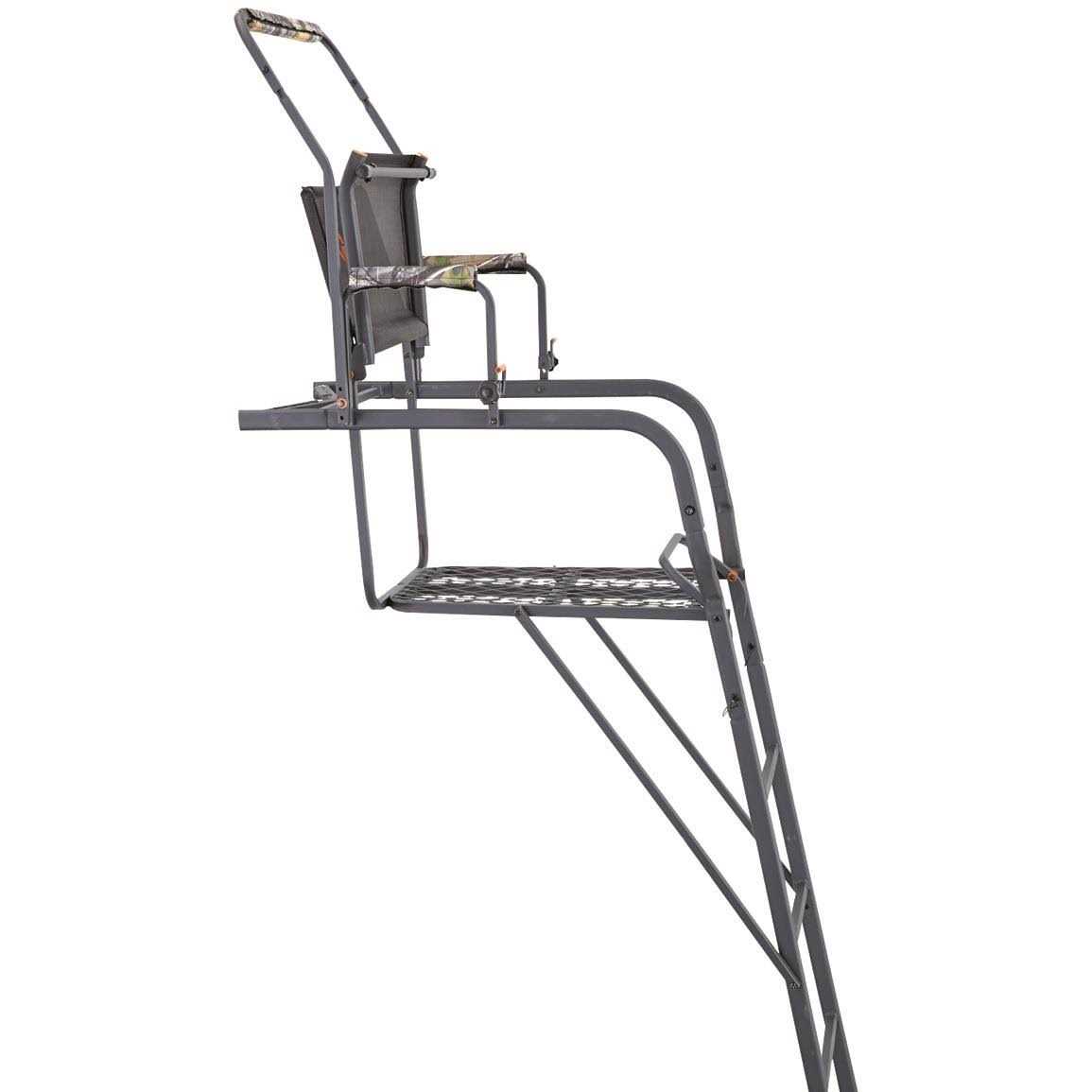 Guide Gear 15.5' Ladder Stand with Mesh Seat - Image 4