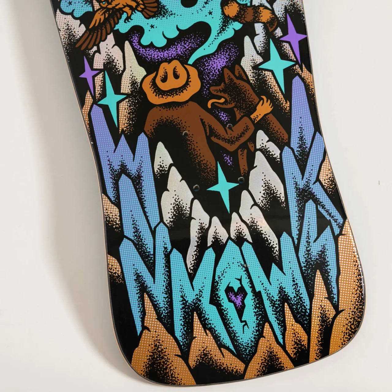 Santa Cruz Winkowski Crystal Cave Shaped Skateboard Deck - Image 2