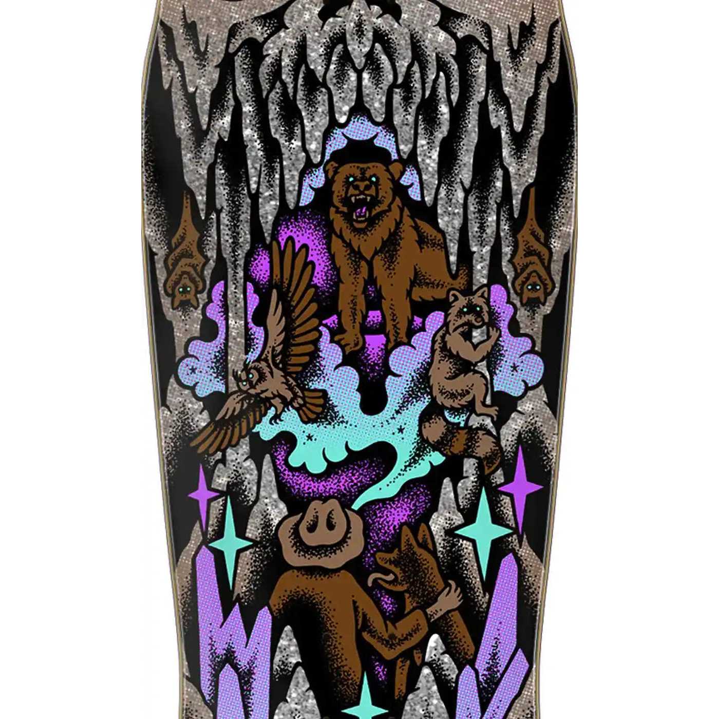Santa Cruz Winkowski Crystal Cave Shaped Skateboard Deck - Image 3