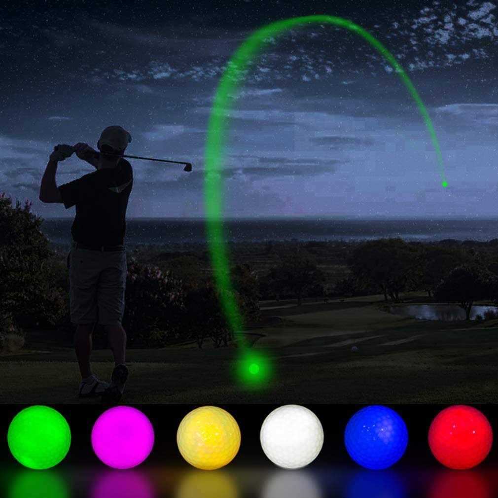 THIODOON Glow in The Dark Golf Balls Light up Led Golf Balls Night Golf - Image 4