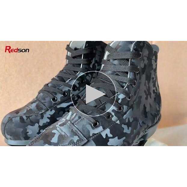 Risup Roller Skates for Women and Men Cowhide High-Top Shoes Classic Double-Row Roller Skates Four-Wheel Roller Skates for Men Girls Unisex Christmas - Image 3