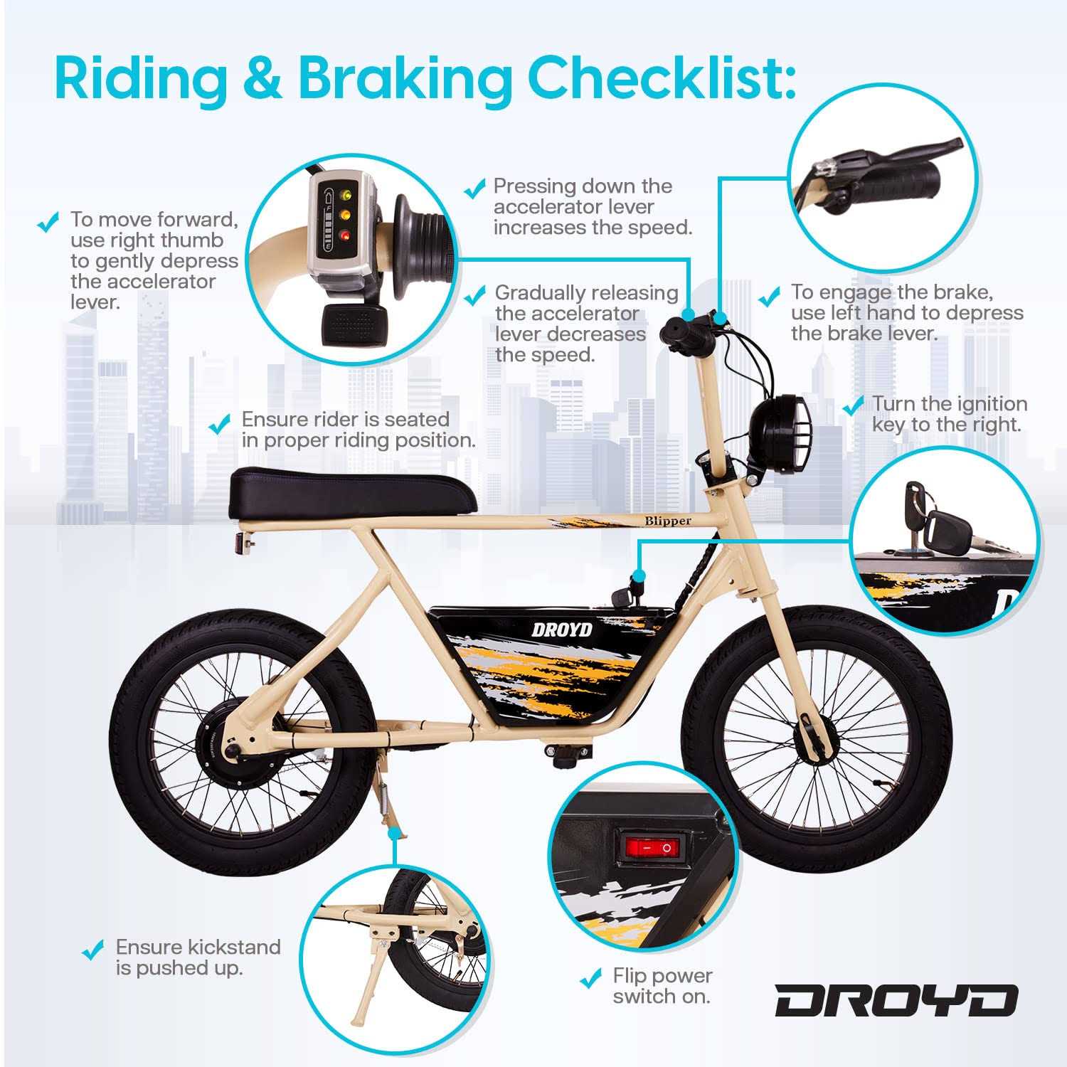 Droyd Blipper Mini E-Bike - Image 4