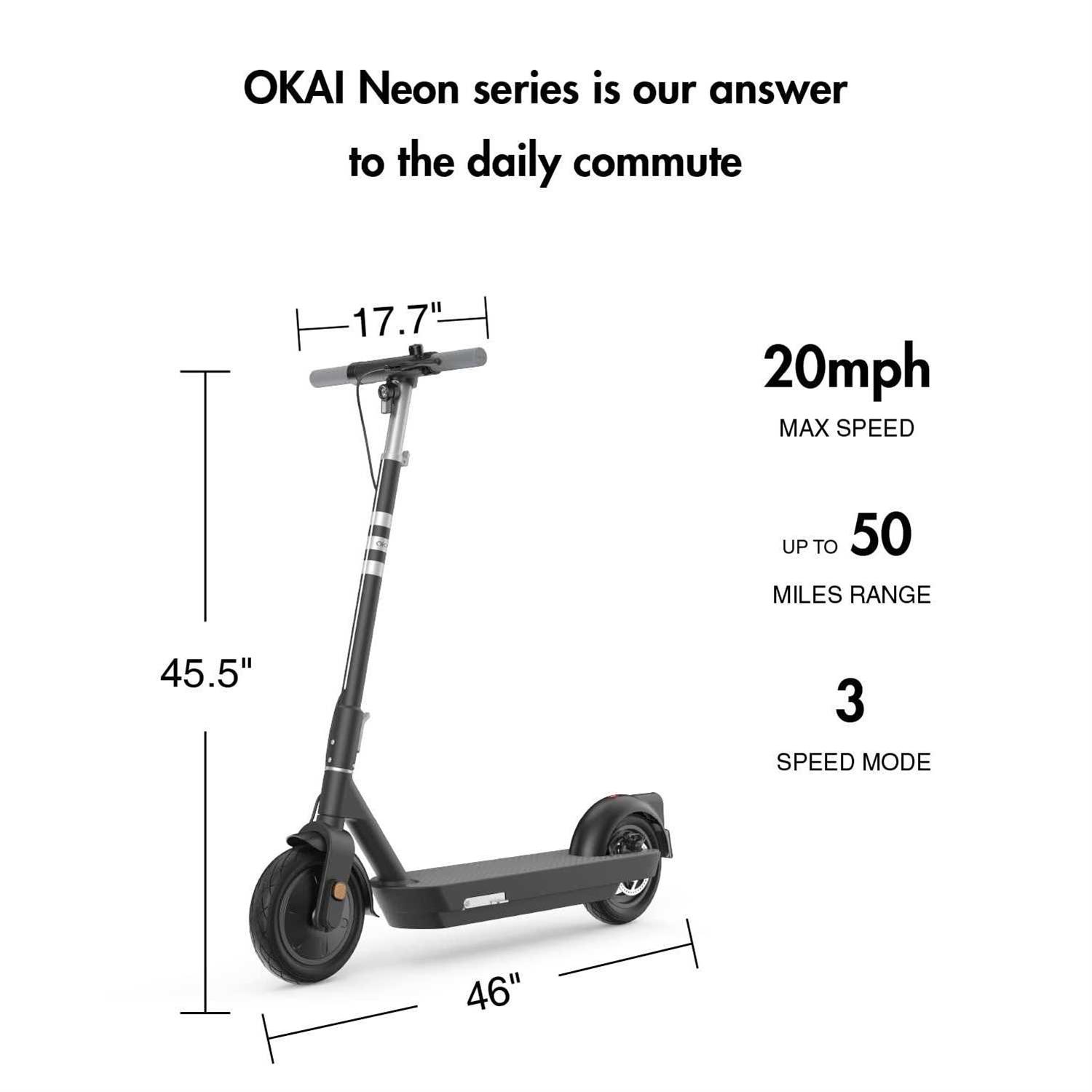 Okai Neon Pro Electric Scooter - Image 4