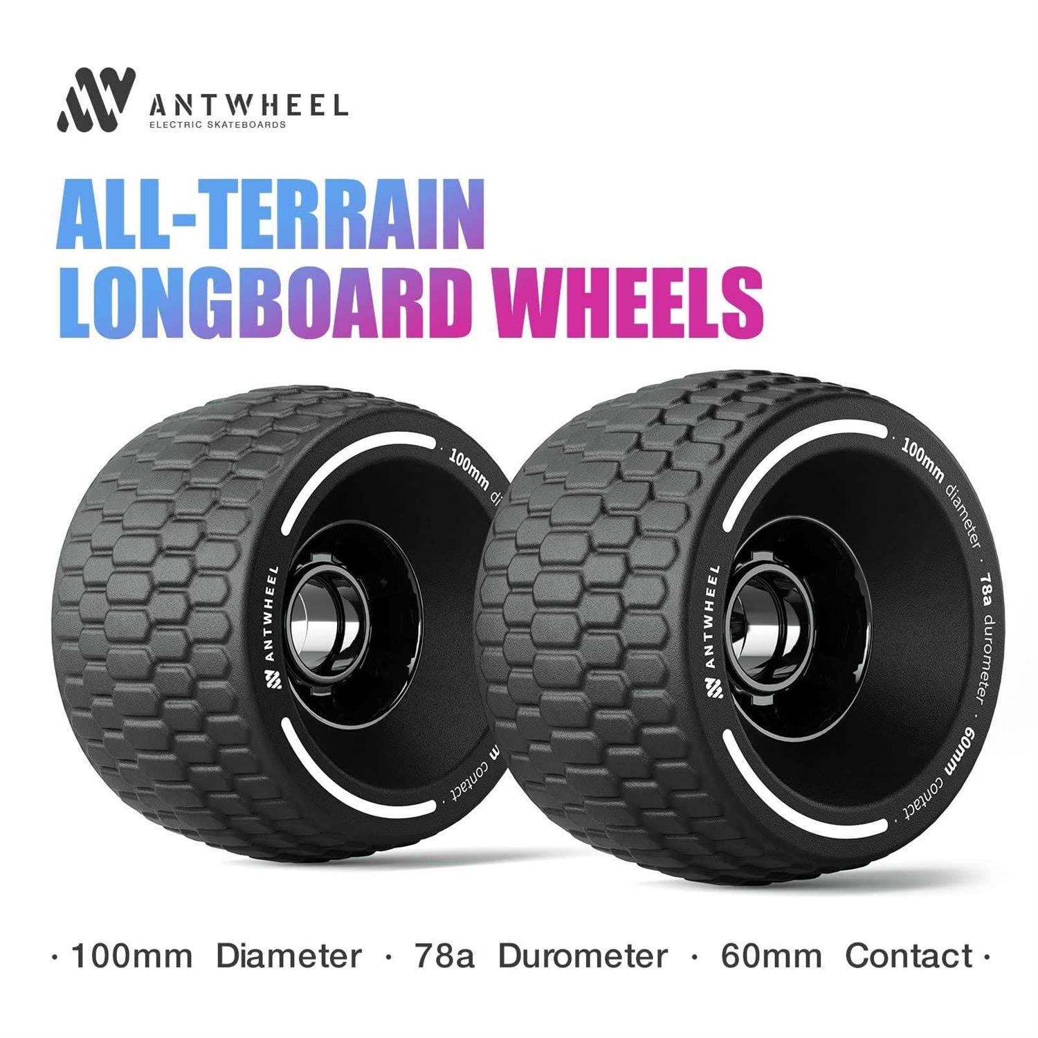 ANTWHEEL All-Terrain Longboard Wheels 100mm Electric Skateboard Wheels 78A high Rebound Urethane Wheels - Image 5