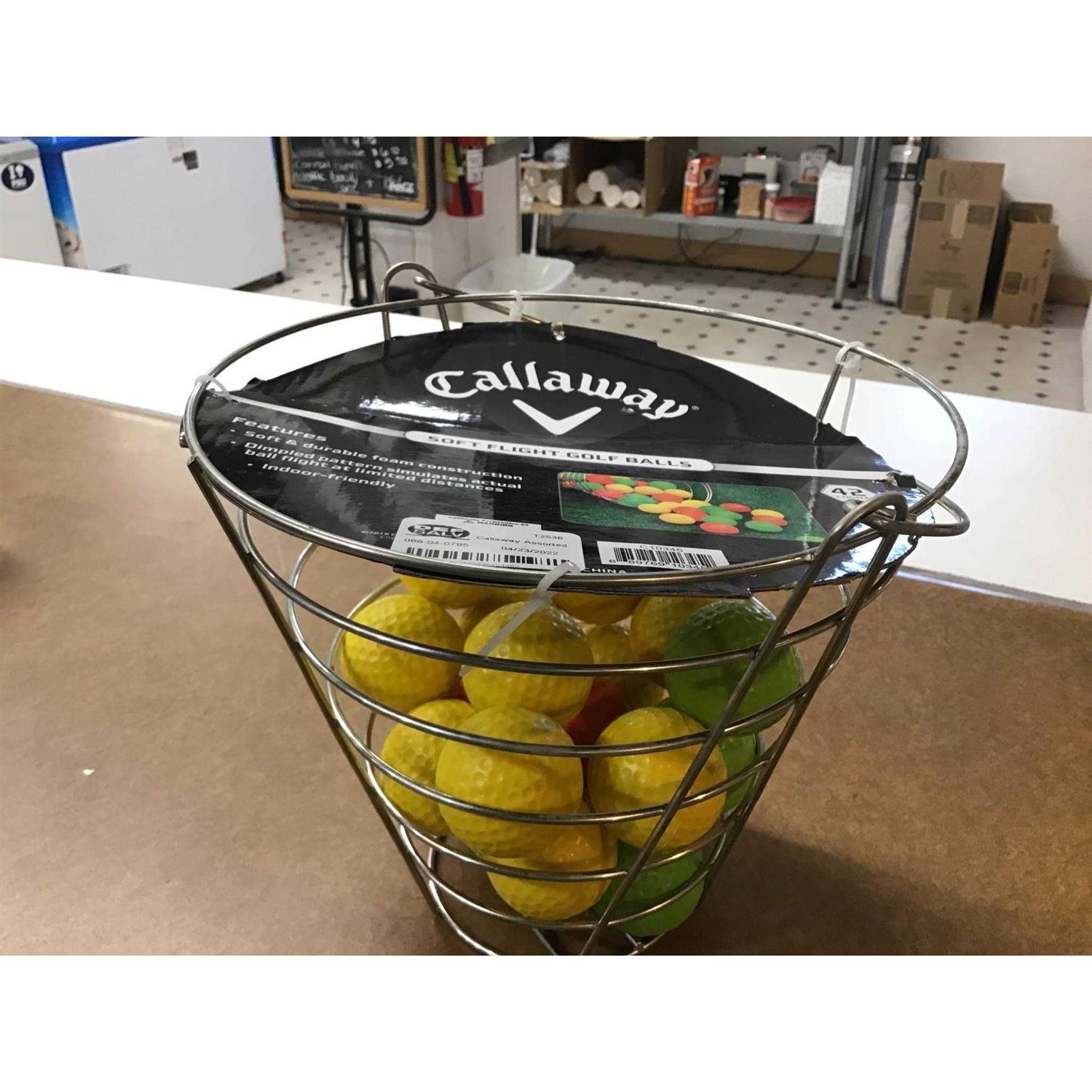 Callaway Assorted Soft Flight Golf Balls in Basket - Image 2