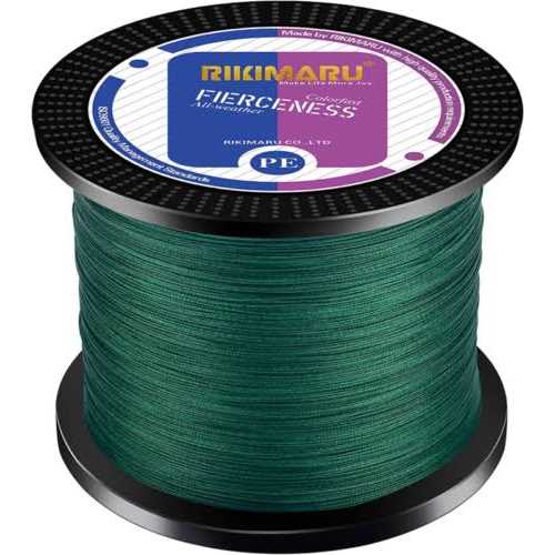 RIKIMARU Braided Fishing Line Abrasion Resistant Superline Zero Stretch&Low Memory Extra Thin Diameter - Image 3