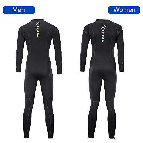 Zcco 3mm Neoprene Wetsuit Front Zip Full Body Diving Suit - Image 4