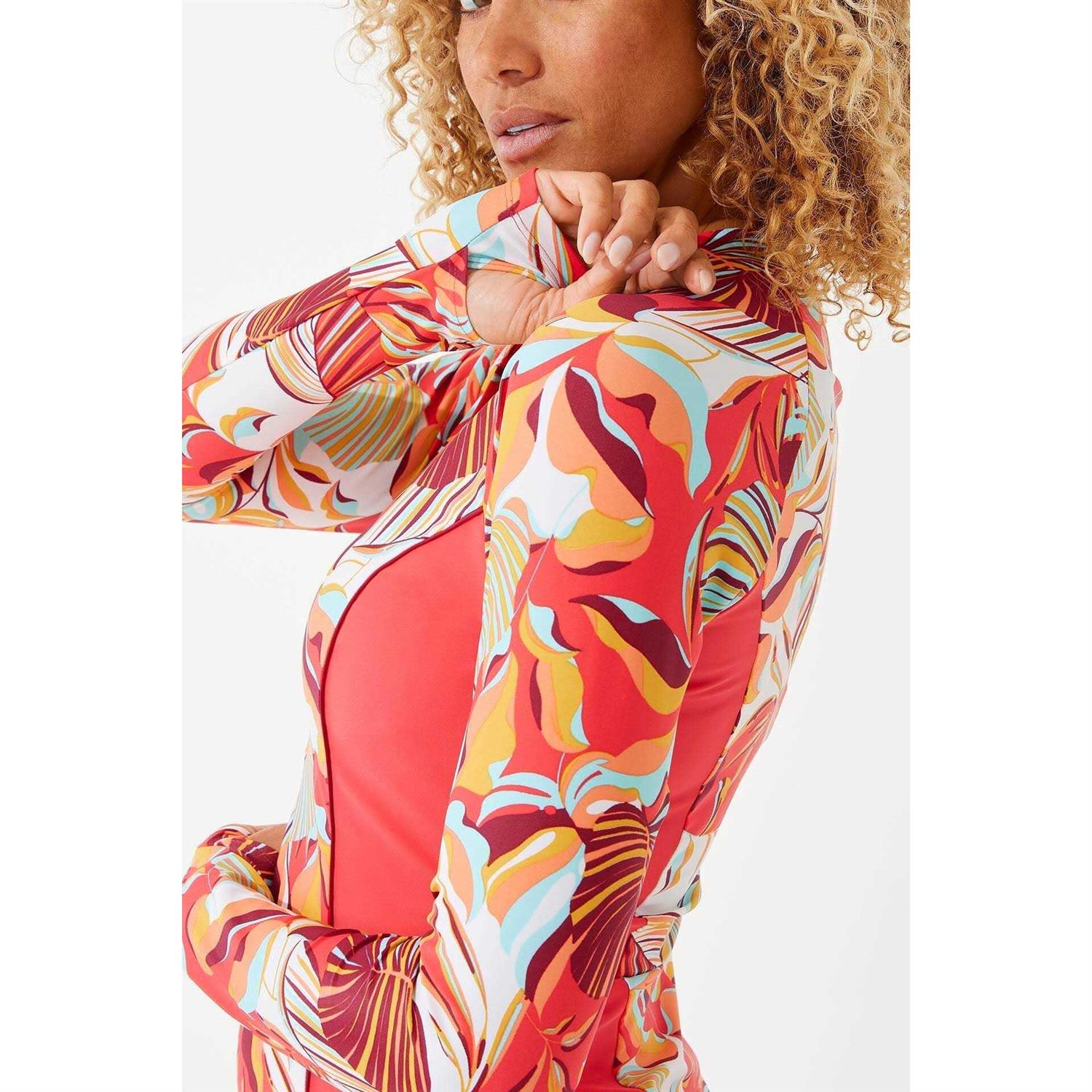 Coolibar Women's UPF 50+ Escalante Zip Rash Guard - Image 2
