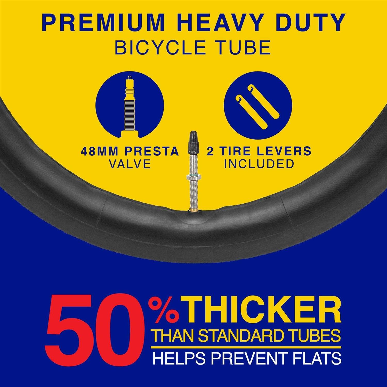 Goodyear 26 inch x 2.1 inch-2.4 inch Presta Valve Bike Tube - Image 3