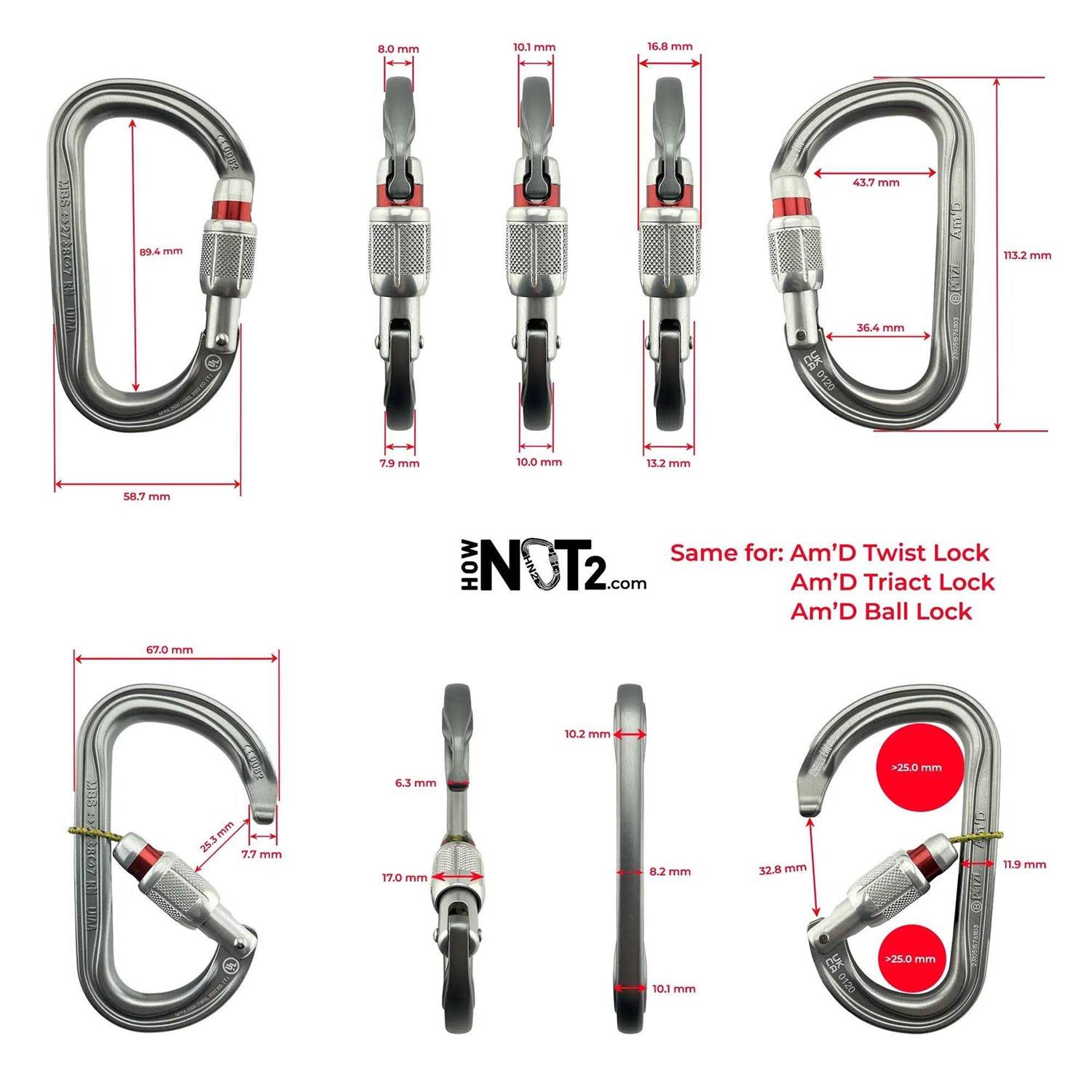 Petzl Am'D Triact Carabiner - Image 3