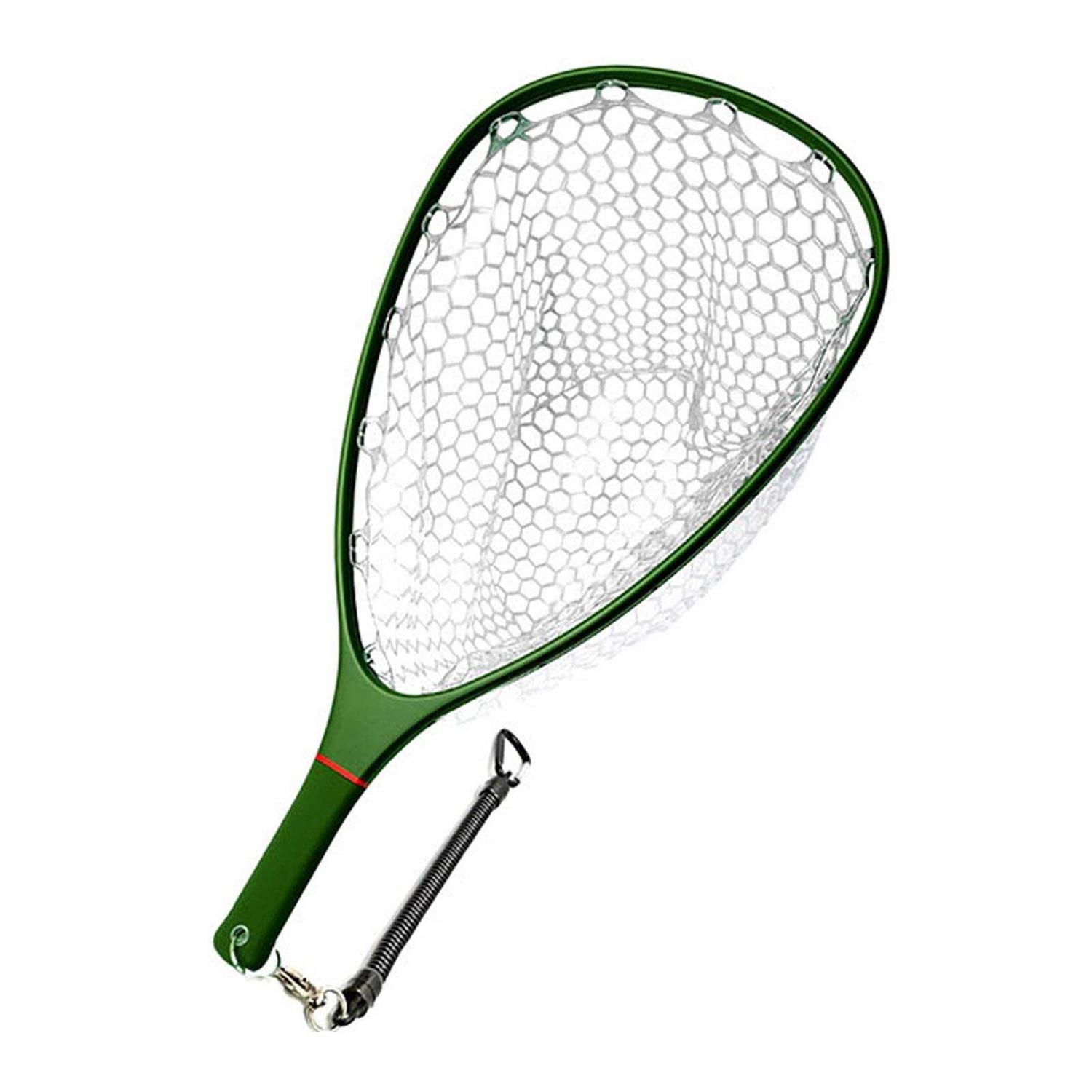 Aventik Fly Floating Fishing Net Carbon Fiber Landing Trout Net Light Weight Clear Rubber Ghost Net Catch & Release Net - Image 4