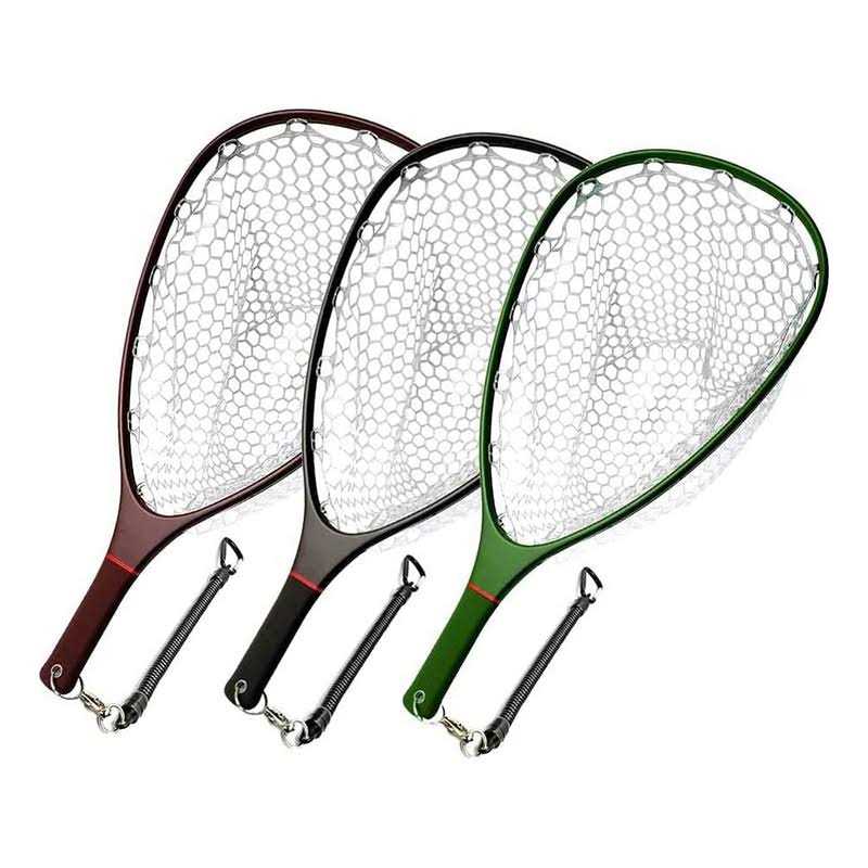 Aventik Fly Floating Fishing Net Carbon Fiber Landing Trout Net Light Weight Clear Rubber Ghost Net Catch & Release Net - Image 5