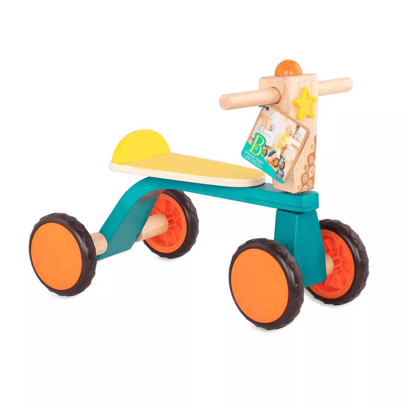 B toys Toddler Smooth Rider Wooden Bike - Image 5