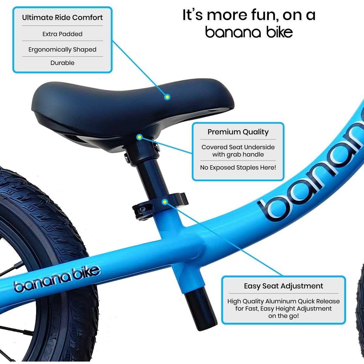 Banana GT Balance Bike Lightweight Toddler Bike - Image 5