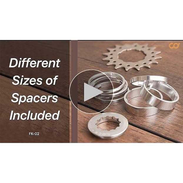 CyclingDeal Conversion Kit Fixie Bike Single Speed Shimano Adaptor - Image 2