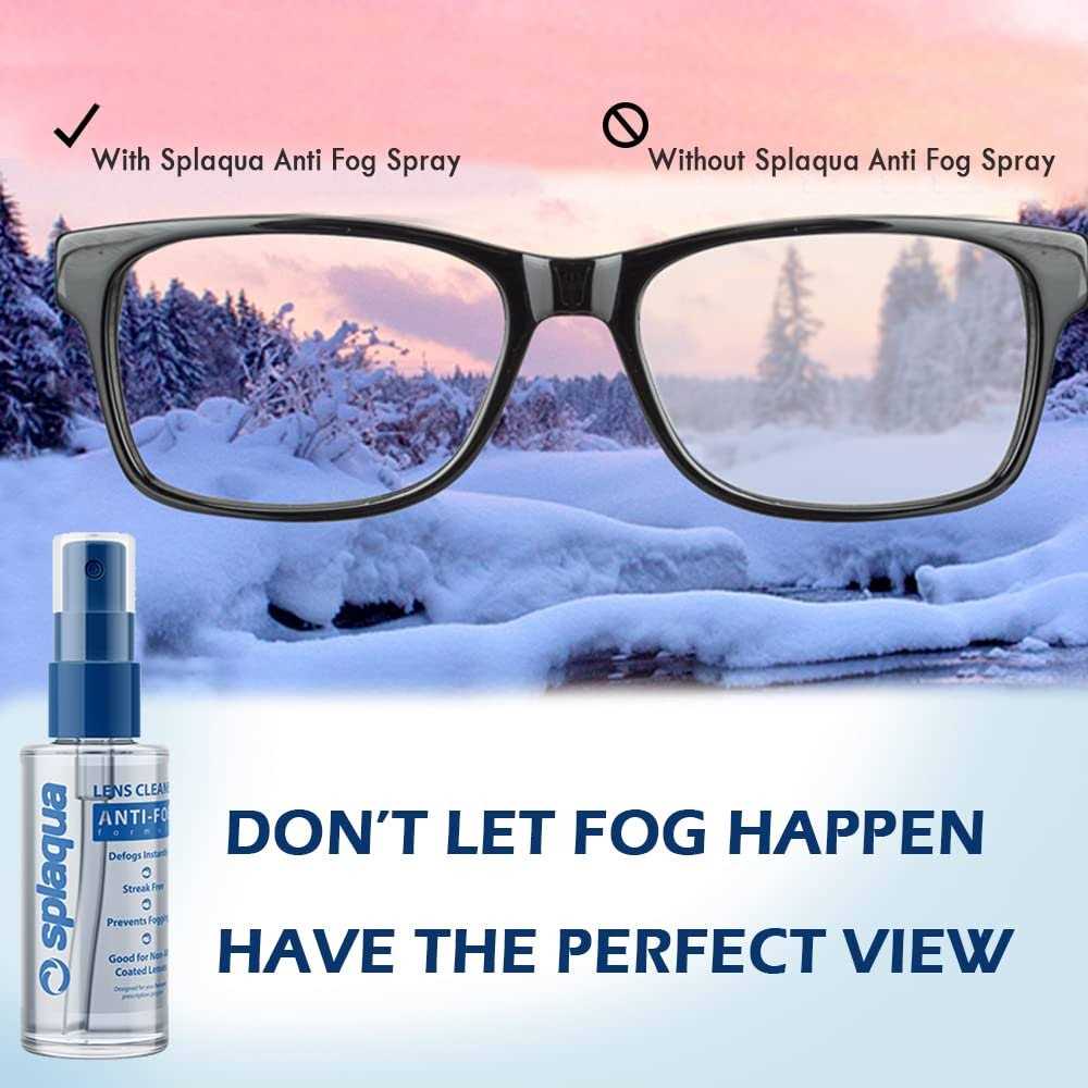 Alternative view of Splaqua Anti Fog Spray Eyeglass Lens Cleaner, Long Lasting Defogger For Glasses, Goggles, Ski Masks Mirrors and Windows