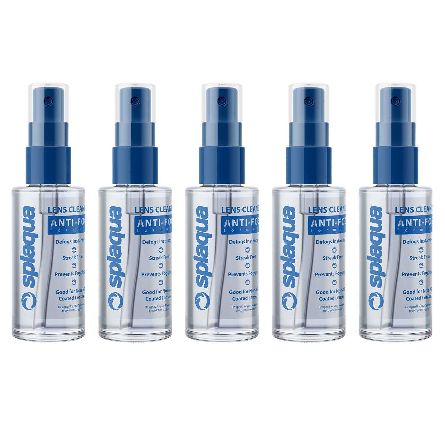 Splaqua Anti Fog Spray Eyeglass Lens Cleaner, Long Lasting Defogger For Glasses, Goggles, Ski Masks Mirrors and Windows