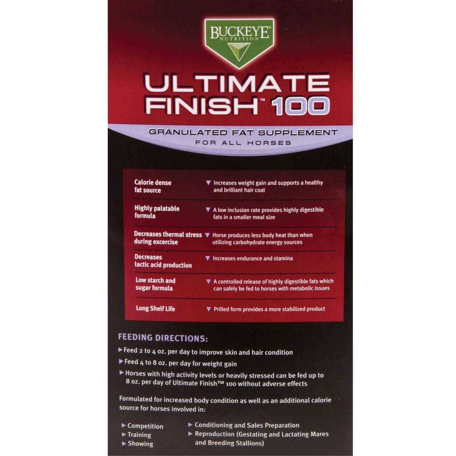 Buckeye Ultimate Finish 100 Fat Supplement - Image 4