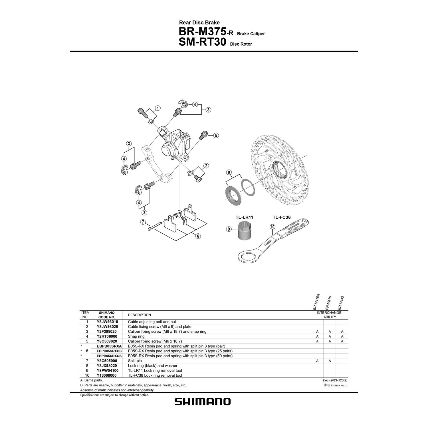 Shimano BR-M375 Disc Brake Caliper - Image 4