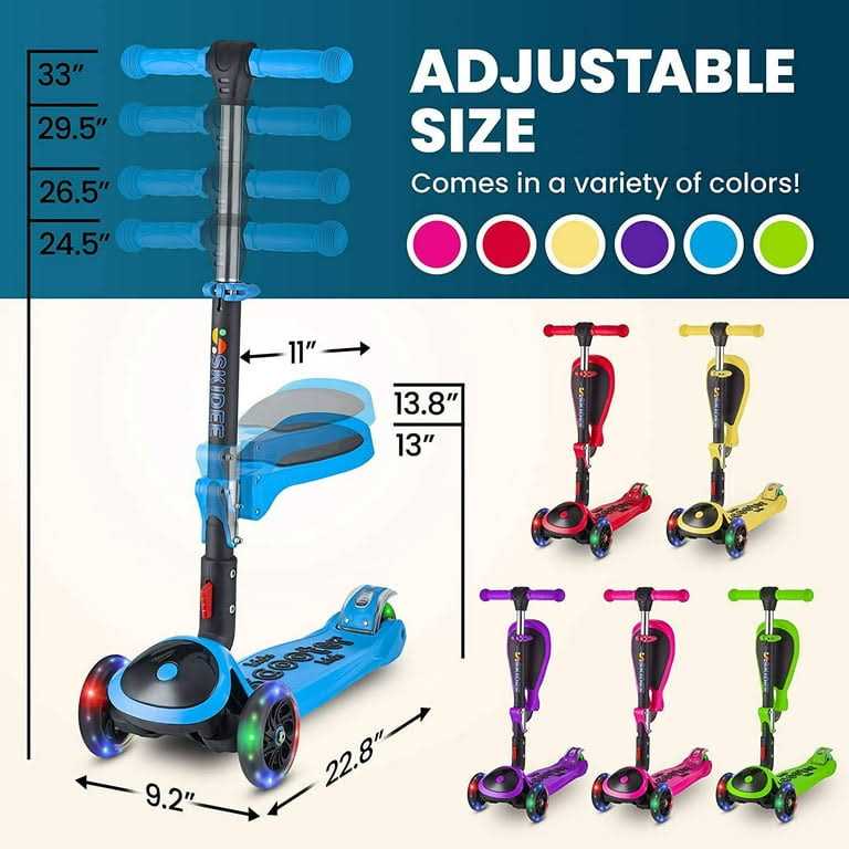 Skidee Kick Scooters for Kids Adjustable Height - Image 5