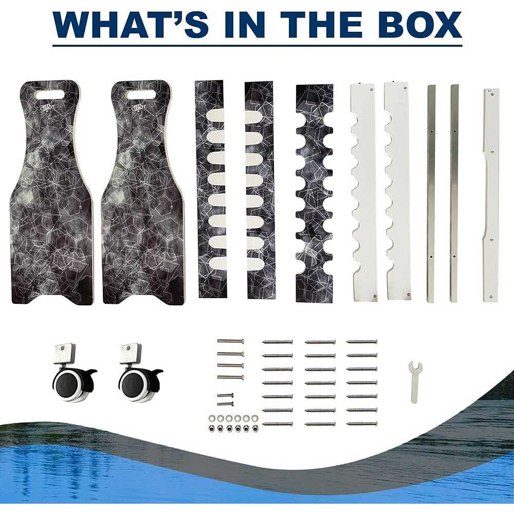 Reel Salty 16-Rod Rolling Rod Storage Rack - Image 2