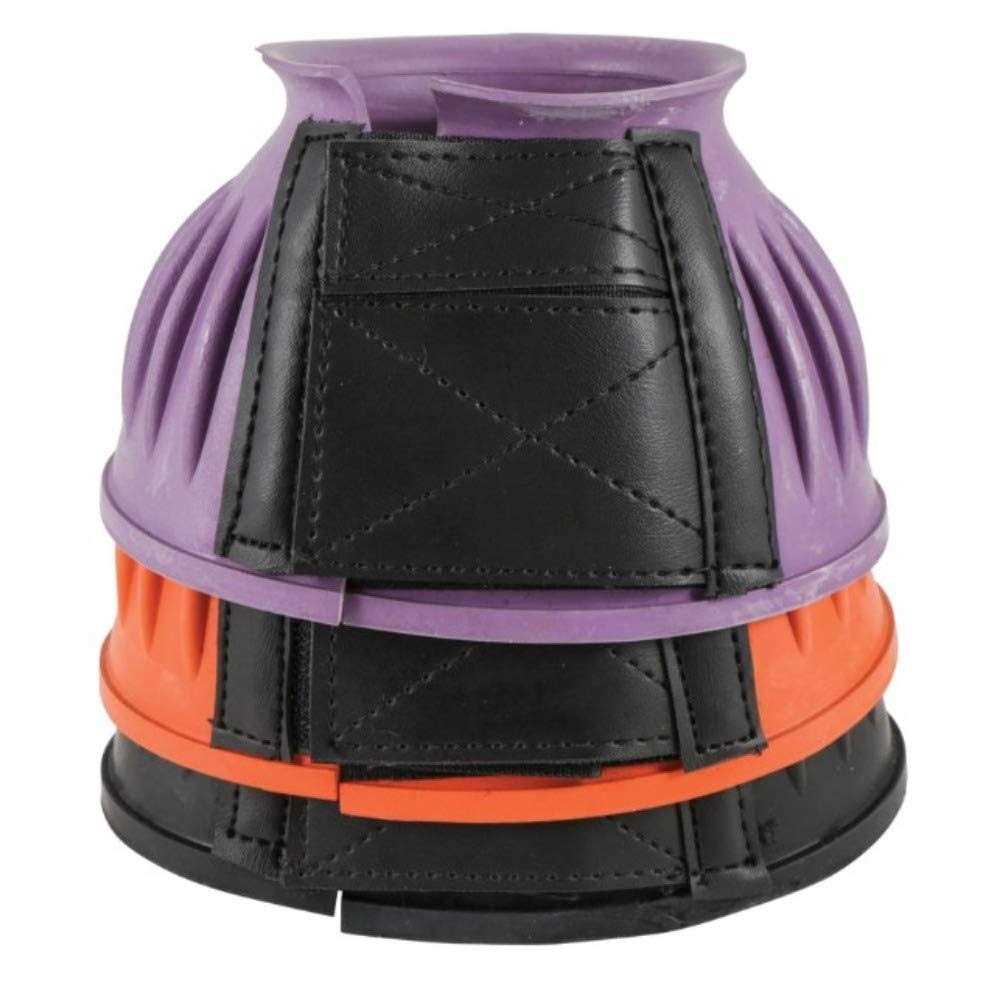 Dura-Tech Ribbed Rubber Double Lock Bell Horse Boots - Image 4