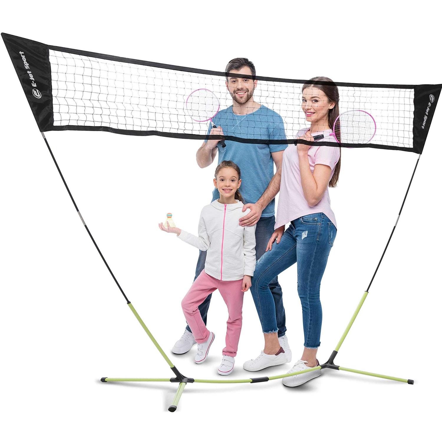 E-jet Badminton Net Portable & Instant Setup Backyard Fun - Image 4