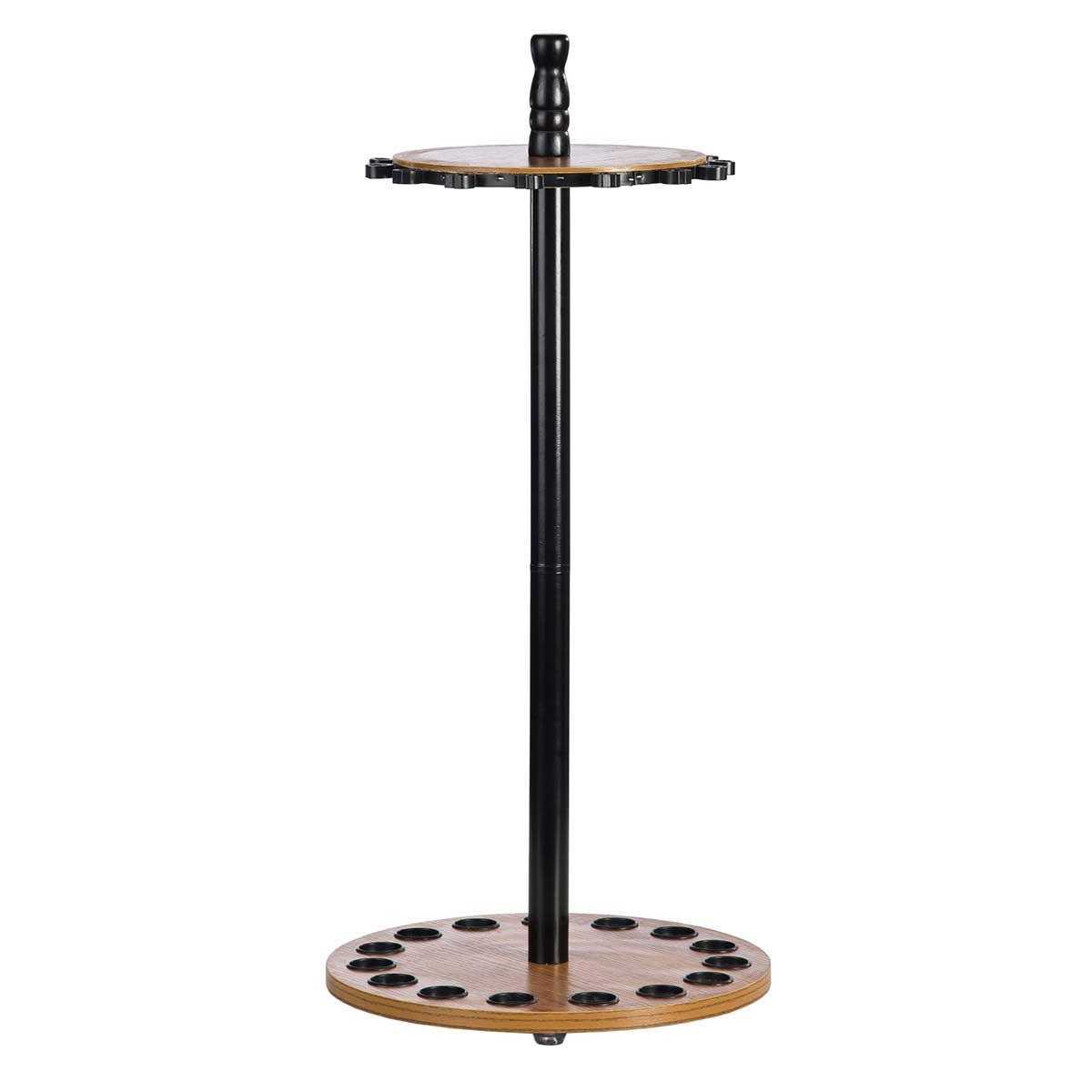 Organized Fishing Oak Round Floor 15-Rod Rack