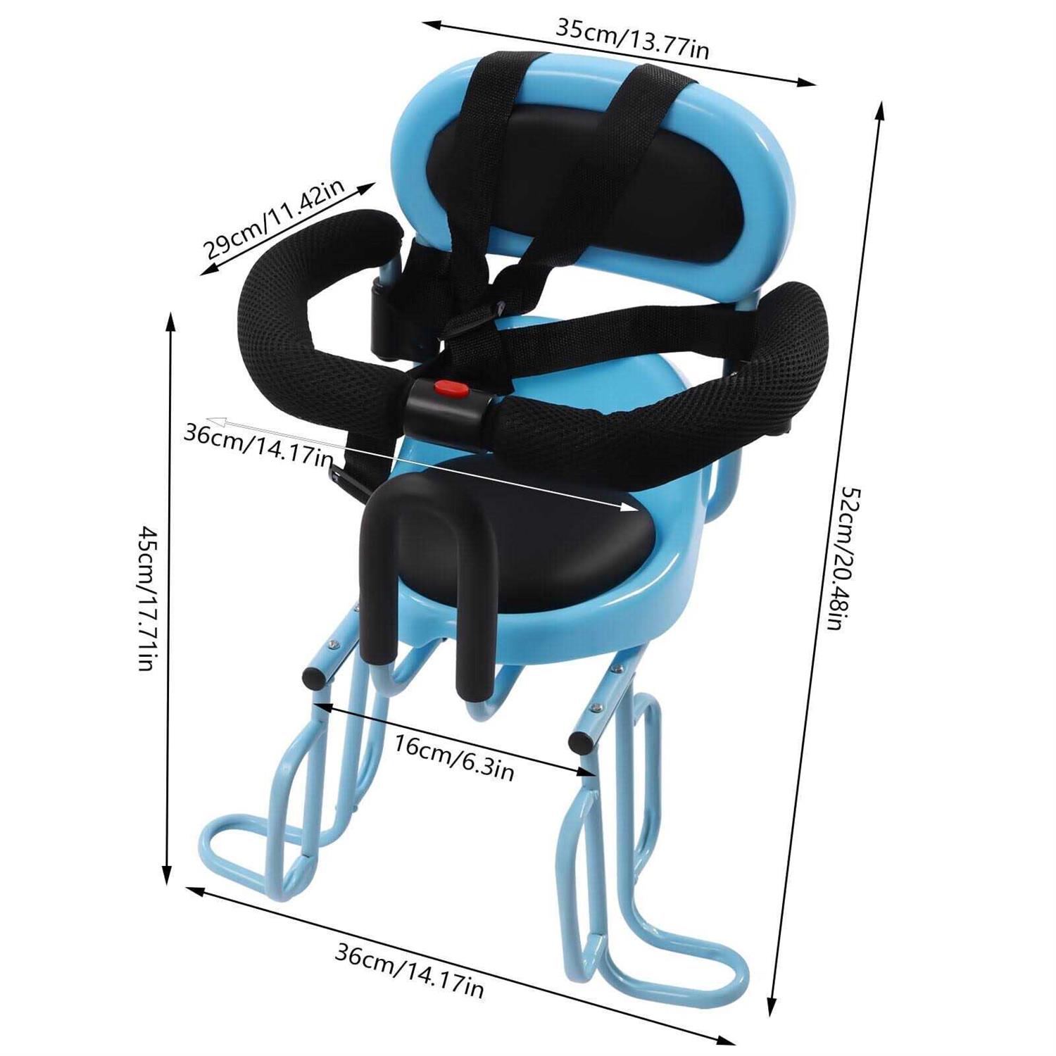 Denest Child Bike Seat Rear Back Safety For Kids Bicycle Saddle Seats Rack Rest Cushion - Image 3