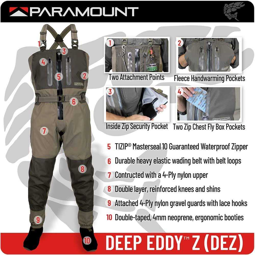 Paramount Deep Eddy Zippered Chest Waders - Image 4