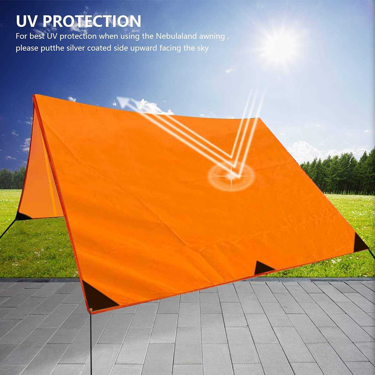 Slan Arrow Versatility Car Awning Camping Car Tail Tent Waterproof Shed 210D Silver Coated Oxford Cloth Tent for Outdoor Activities Like Camping - Image 4