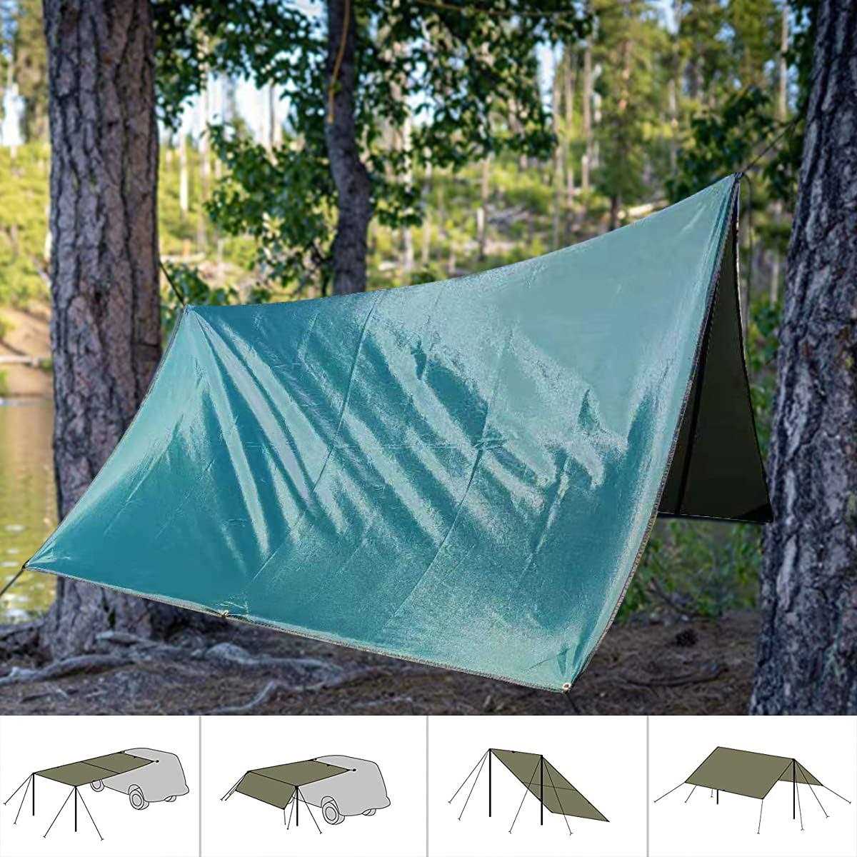 Slan Arrow Versatility Car Awning Camping Car Tail Tent Waterproof Shed 210D Silver Coated Oxford Cloth Tent for Outdoor Activities Like Camping - Image 4