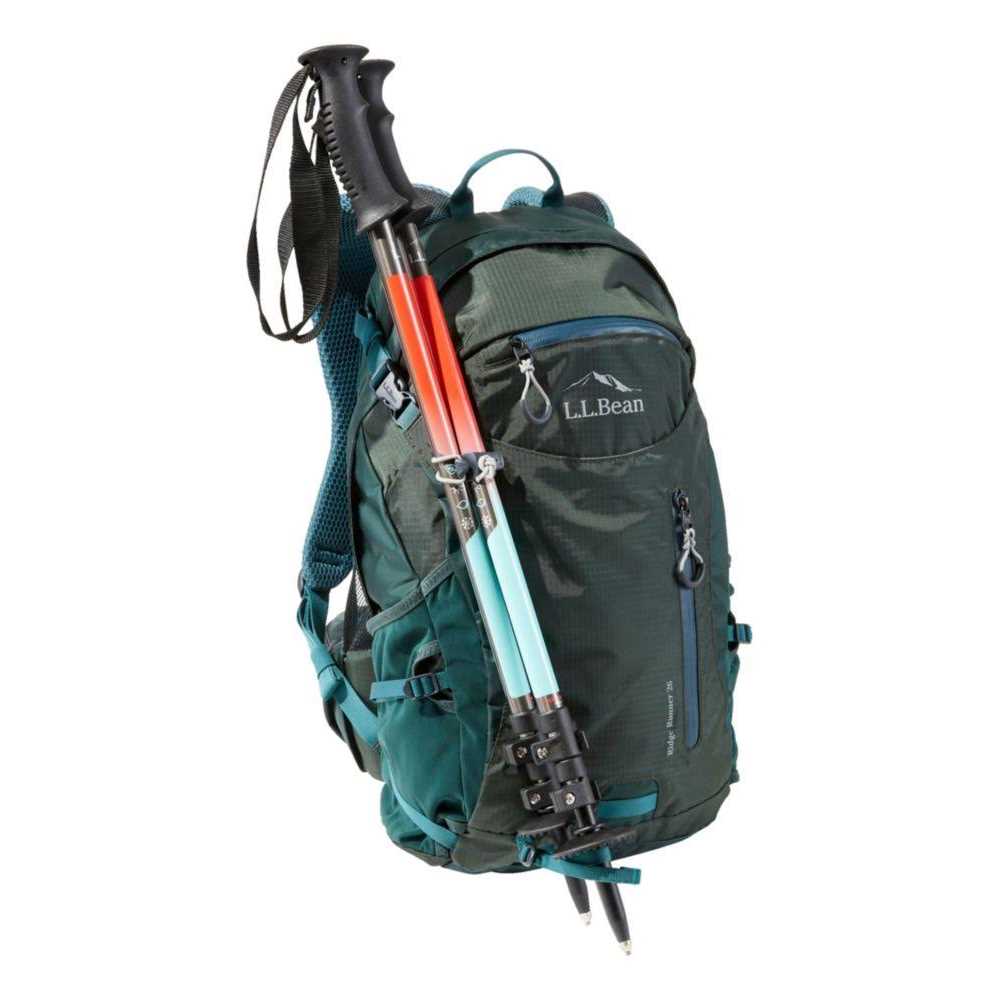 L.L.Bean 4-Season Hiking Poles Fair Aqua/Cherry Tomato - Image 2