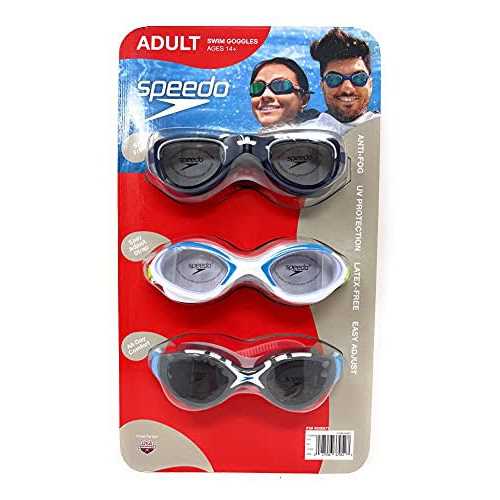 Speedo 3 Pack Adult Swimming Goggles - Image 3