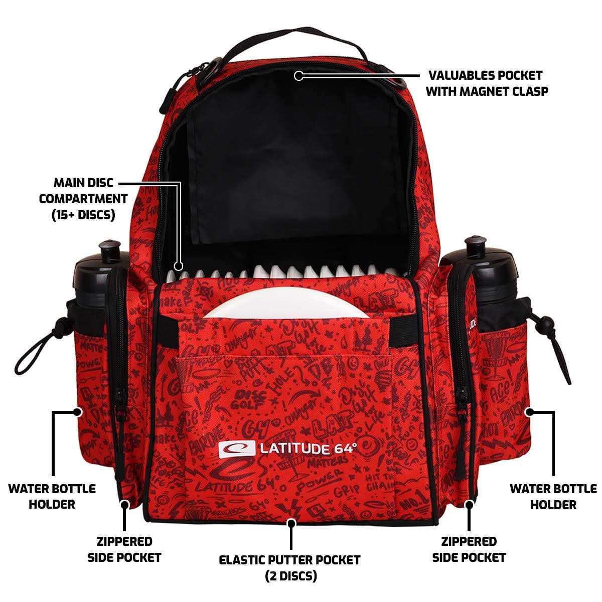Latitude 64 Disc Golf Bag Swift Backpack - Image 4