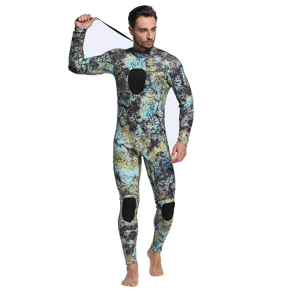 Dyung Tec Wetsuits Mens 3mm Camo Neoprene Scuba Diving Unisex One Piece Sport Skin Spearfishing Full Suit - Image 3
