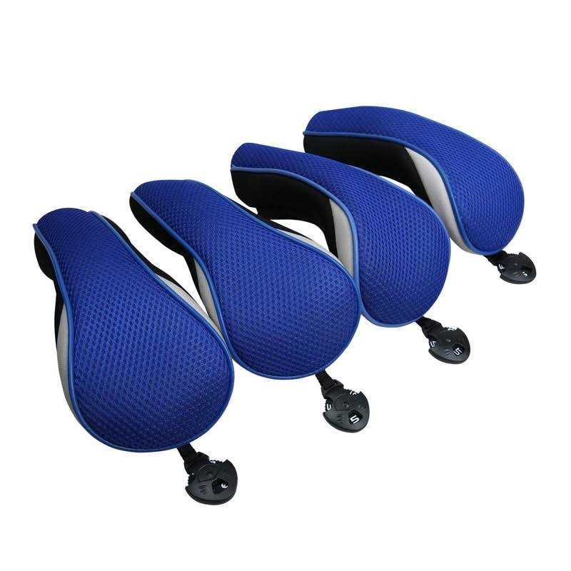 Sword &Shield sports Golf Hybrid Club Head Covers Set of 4 with Interchangeable No. Tag UT Cover