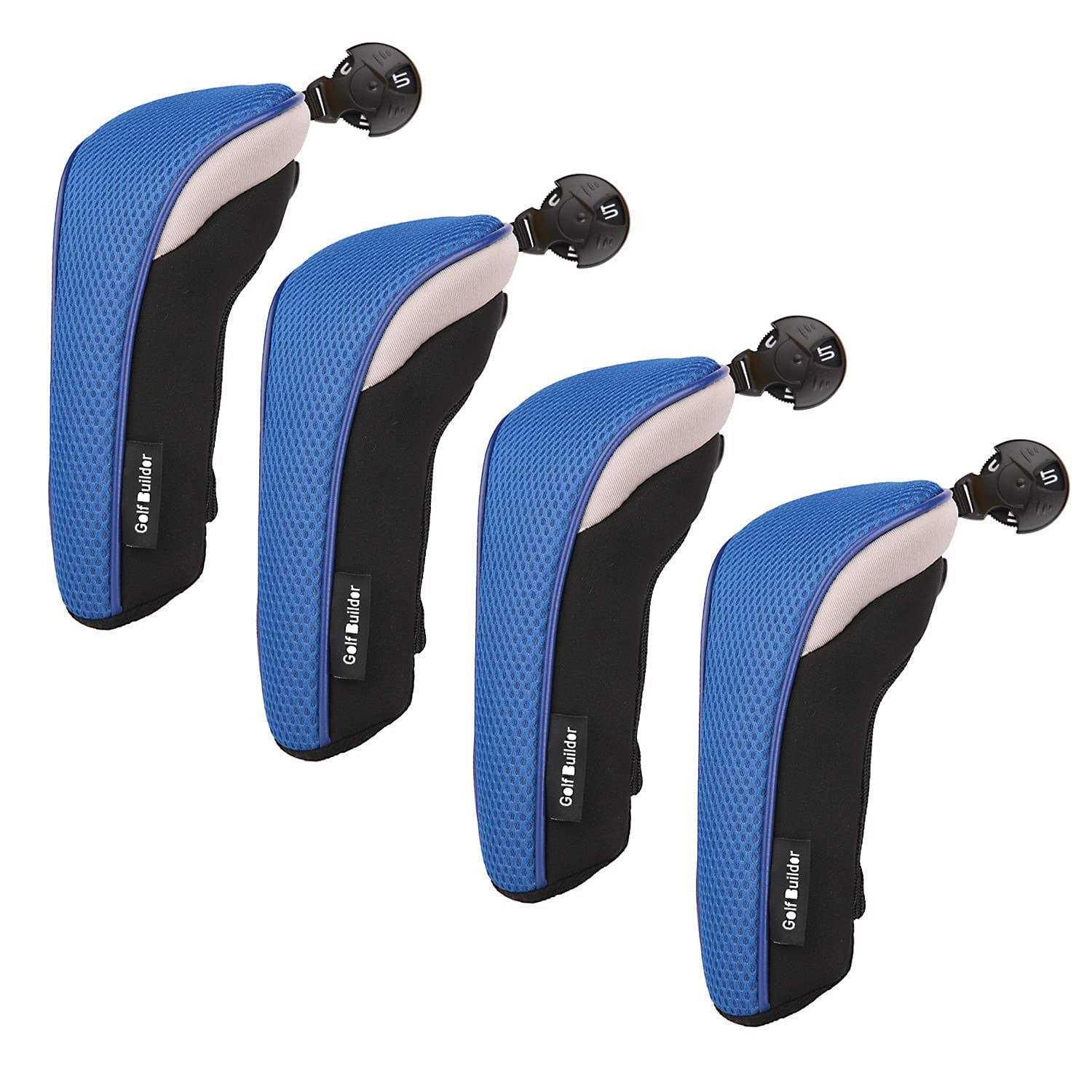 Alternative view of Sword &Shield sports Golf Hybrid Club Head Covers Set of 4 with Interchangeable No. Tag UT Cover