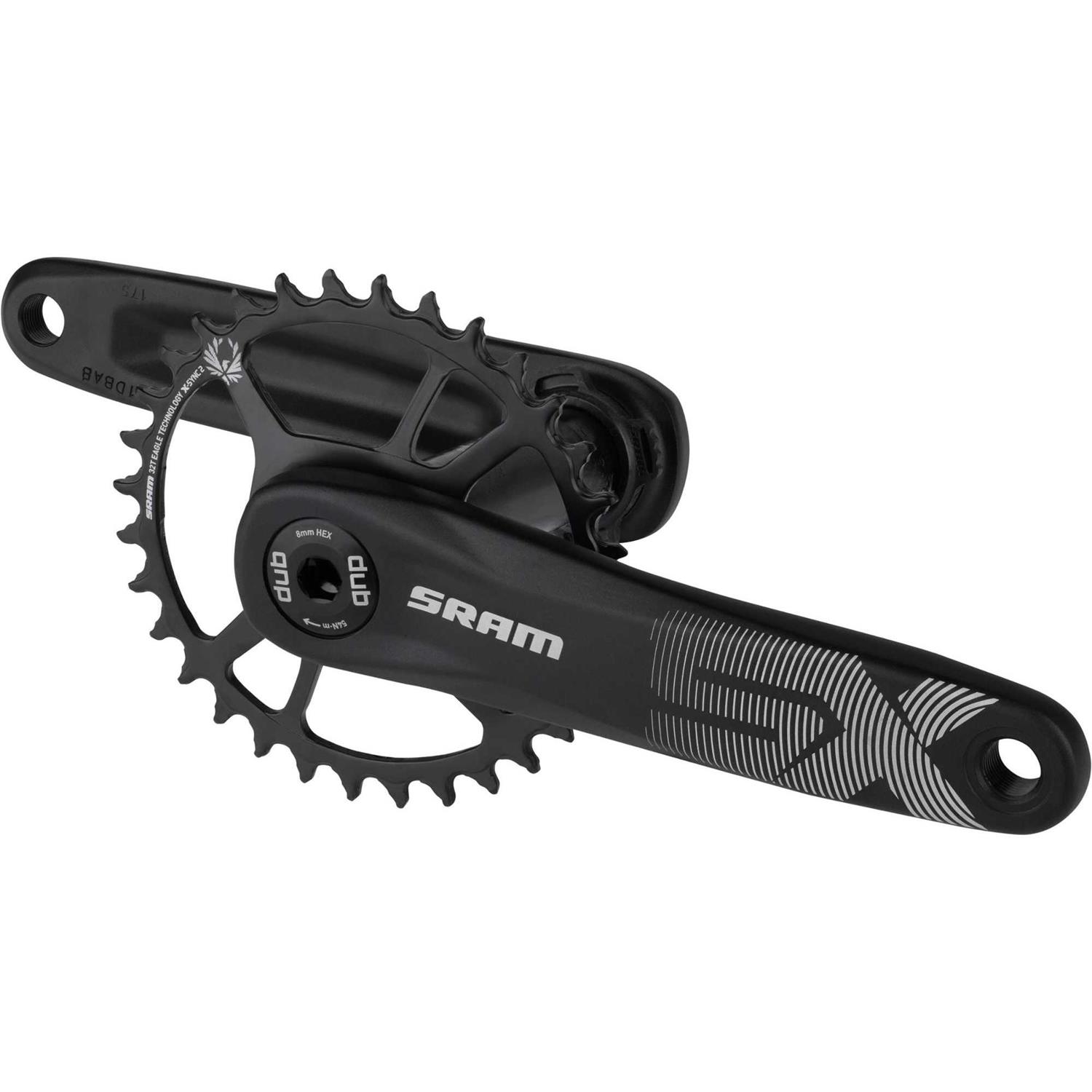 Alternative view of SRAM SX Eagle DUB Crankset