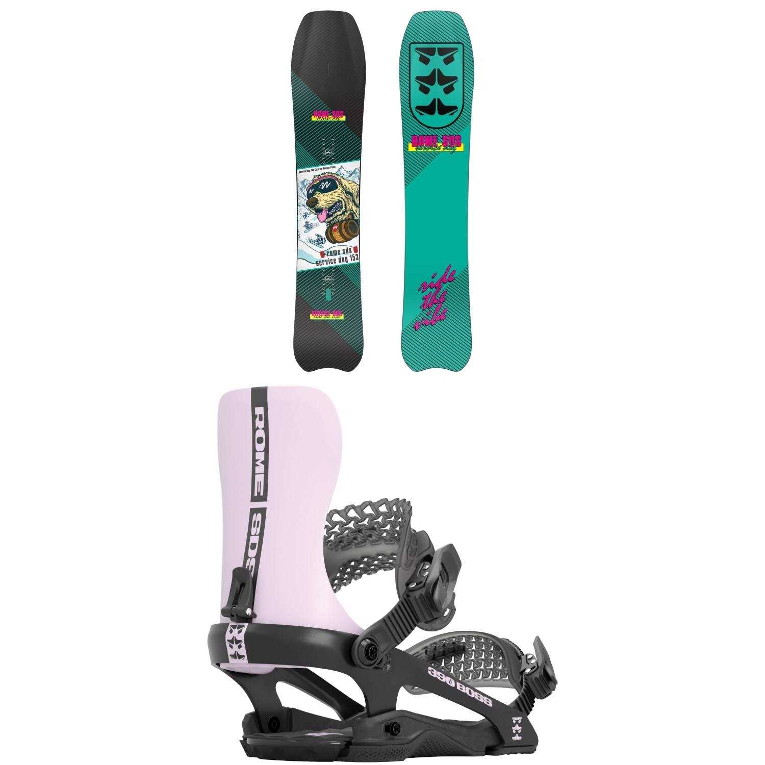 Rome Service Dog Snowboard 2024 - Image 2