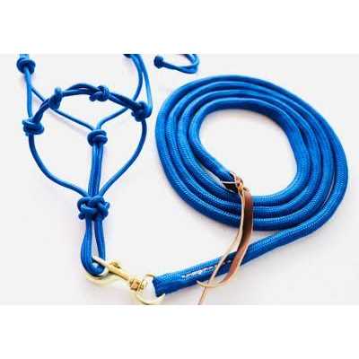 Alternative view of Star Point Horsemanship 4-Knot Rope Miniature Horse/Pony Halter with Lead