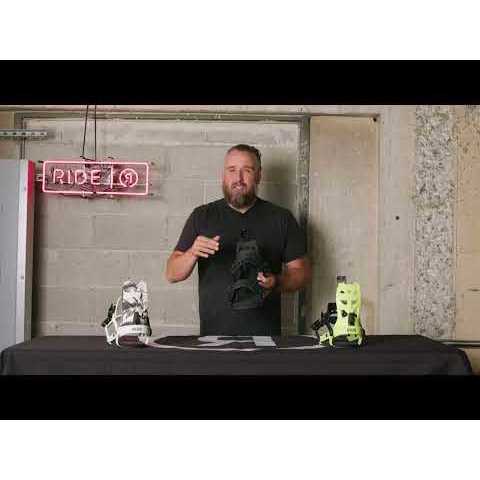 Ride A-8 Snowboard Bindings - Image 2