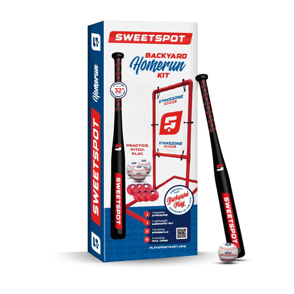 Alternative view of Sweetspot Baseball Backyard Homerun Kit