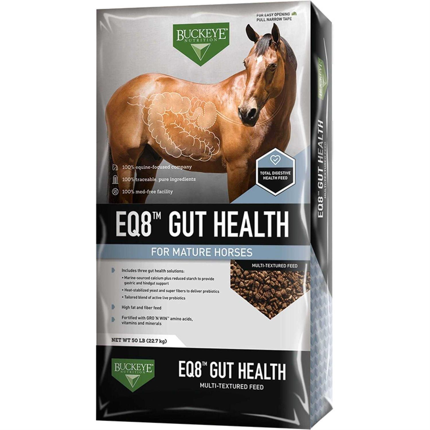 Buckeye Nutrition EQ8 Gut Health Mature Horse Feed