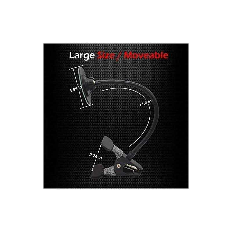 Ampper Clip On Security Mirror, Convex Cubicle Mirror for Personal Safety and Security Desk Rear View Monitors or Anywhere - Image 3