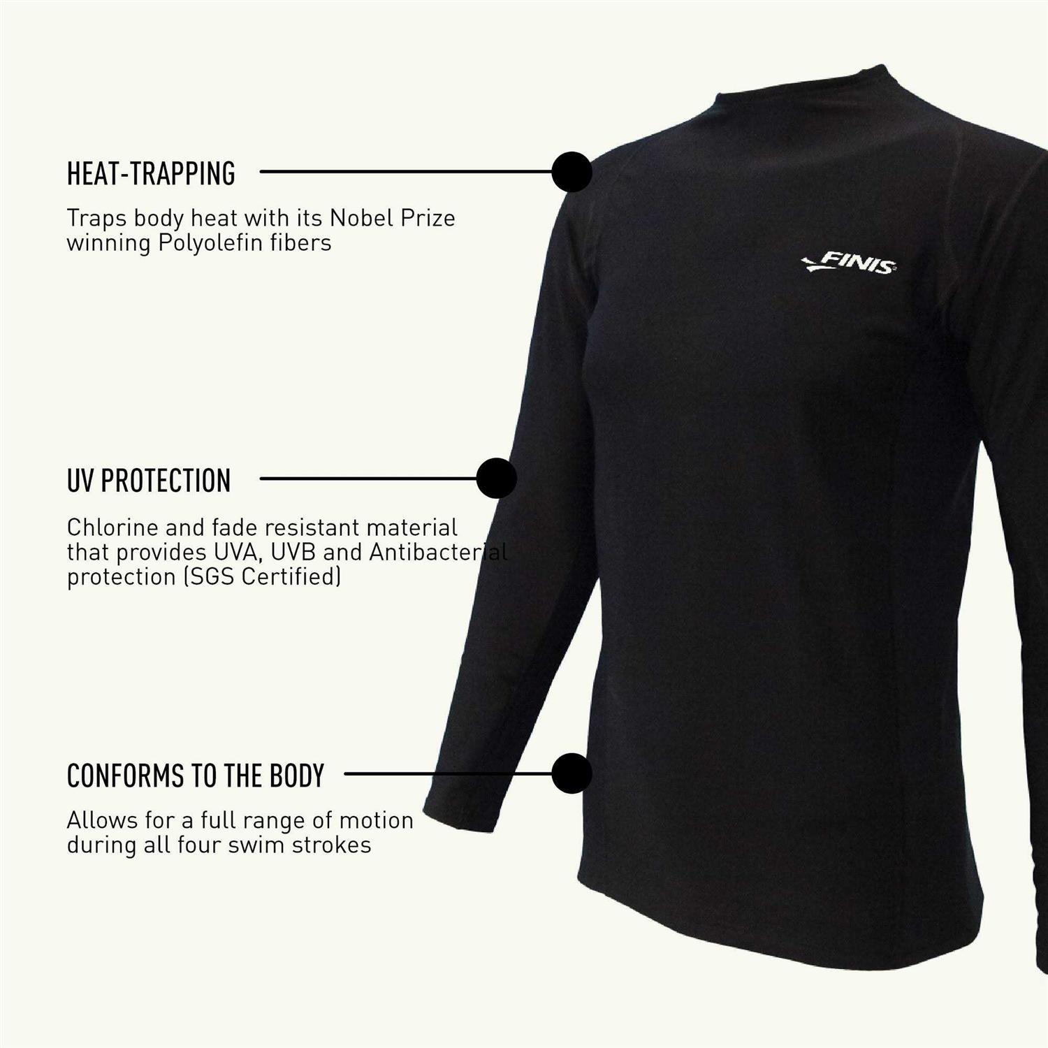 Finis Thermal Swim Shirt - Image 3