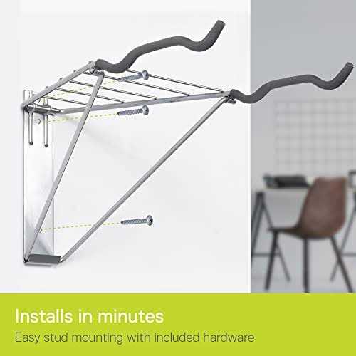 Delta Two Bike Wall Mount Rack with Shelf - Image 3