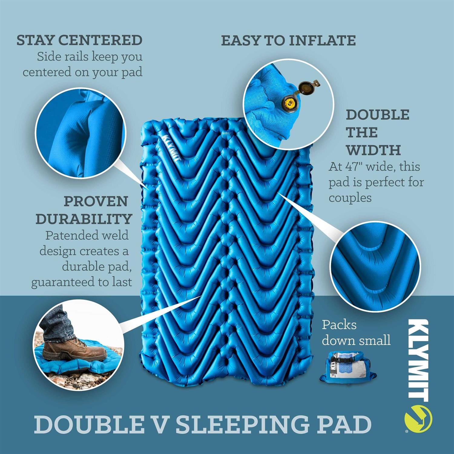Klymit Double V Sleeping Pad - Image 4