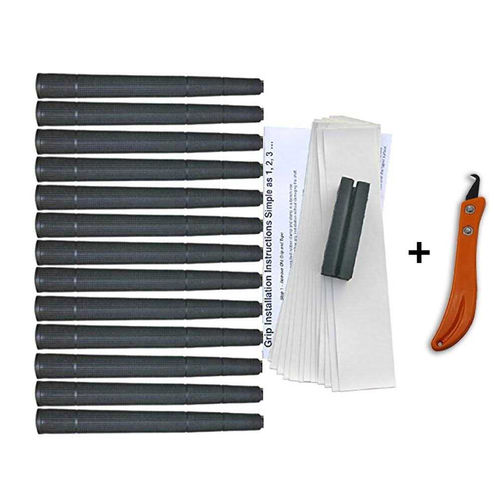 Tacki-Mac Arthritic Serrated Oversize Golf Grip Kit + Utility Hook Blade