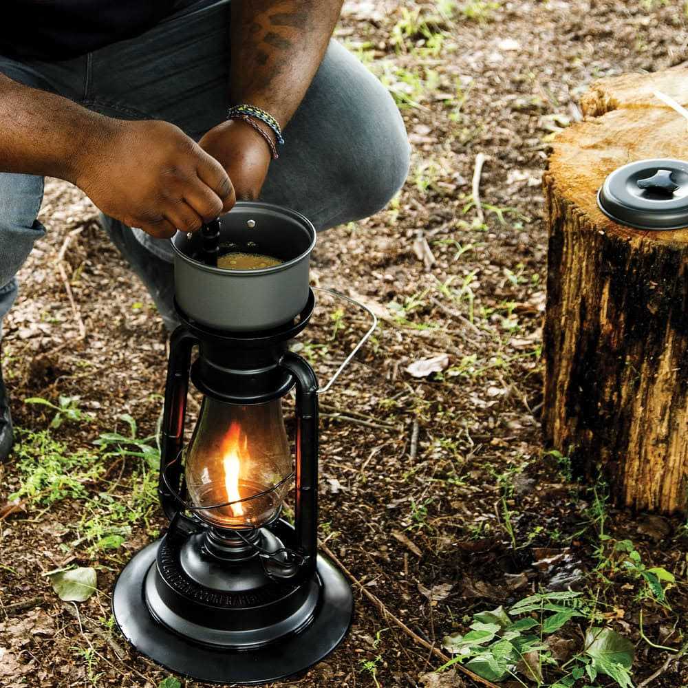 Rayo Heater Cooker Emergency Lantern, Non-Electric Fuel Lamp with Cooking Pot for Camping or Emergencies - Image 2